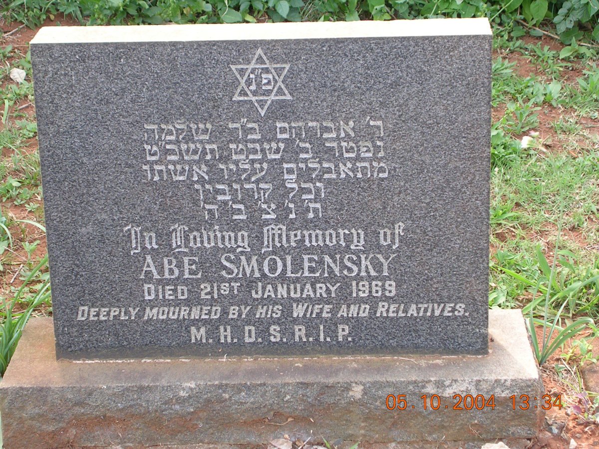 SMOLENSKY Abe -1969