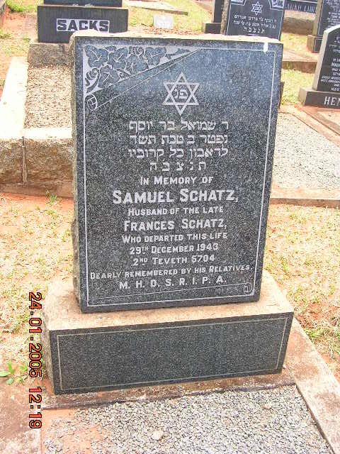 SCHATZ Samuel -1943