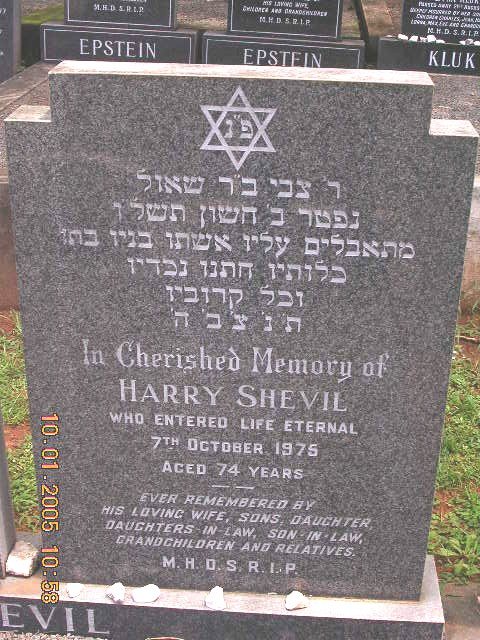 SHEVIL Harry -1975