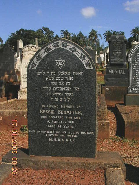 SCHAFFER Bessie -1941
