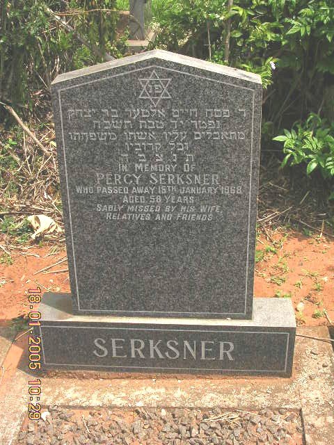 SERKSNER Percy -1968