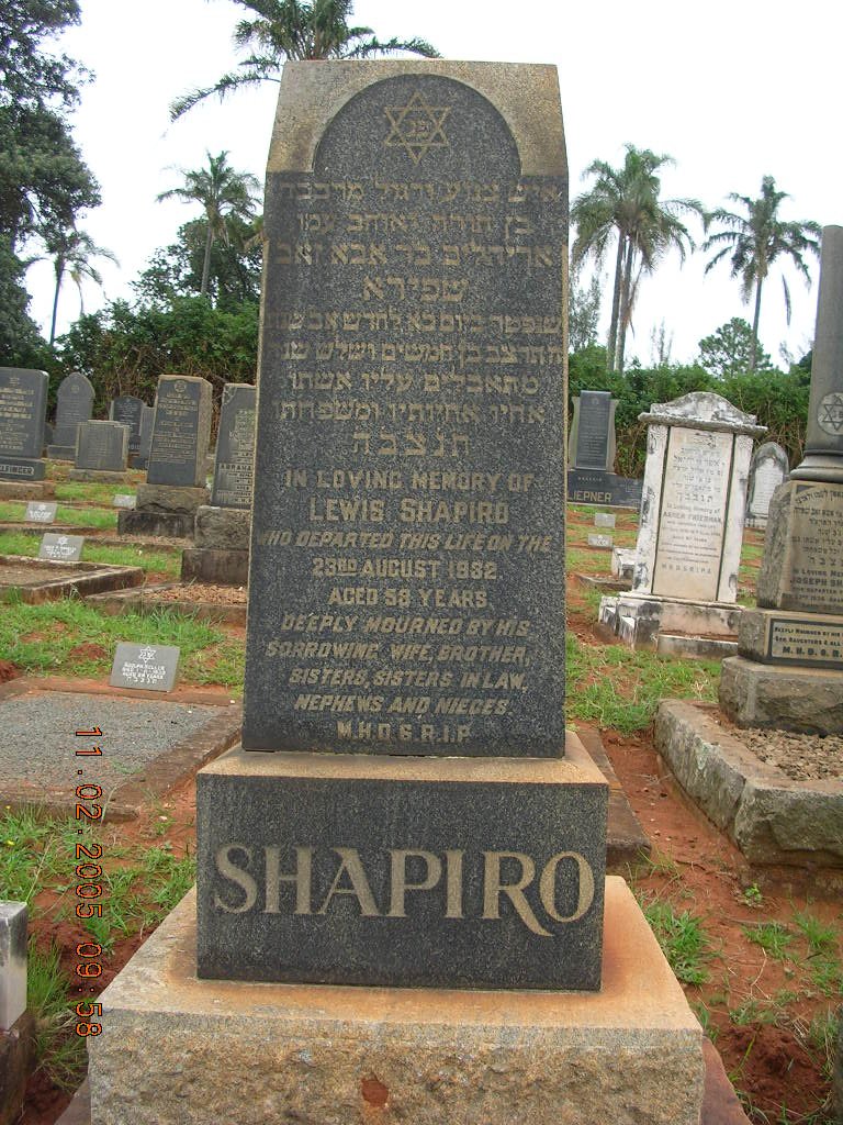 SHAPIRO Lewis -1932