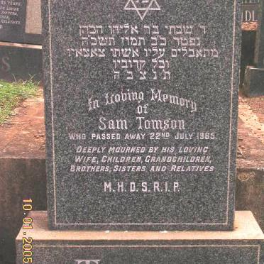 TOMSON Sam -1965