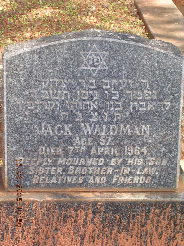 WALDMAN Jack -1964