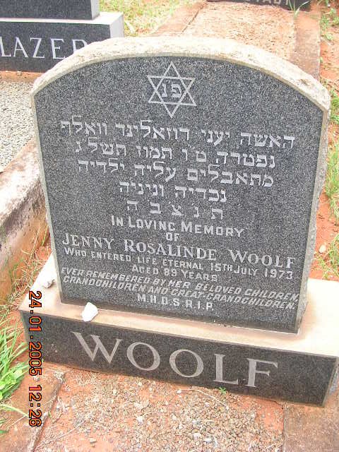 WOOLF Jenny Rosalinde -1973
