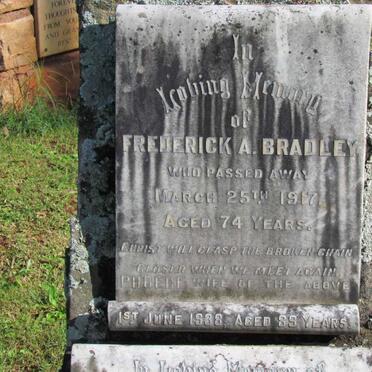 BRADLEY Frederick A. -1917 &amp; Phoebe -1938