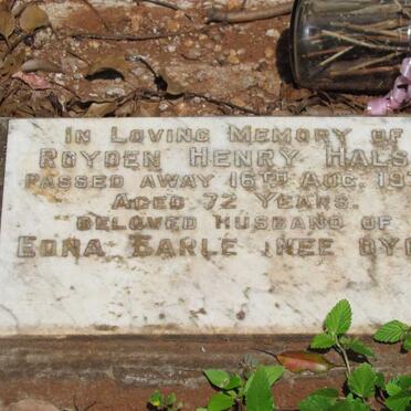 HALSE Royden Henry -1970