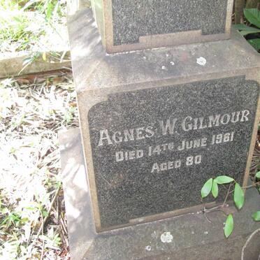 GILMOUR Agnes W. -1961