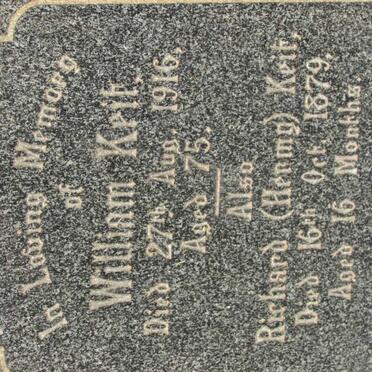 KEIT William -1916 :: KEIT Richard -1879