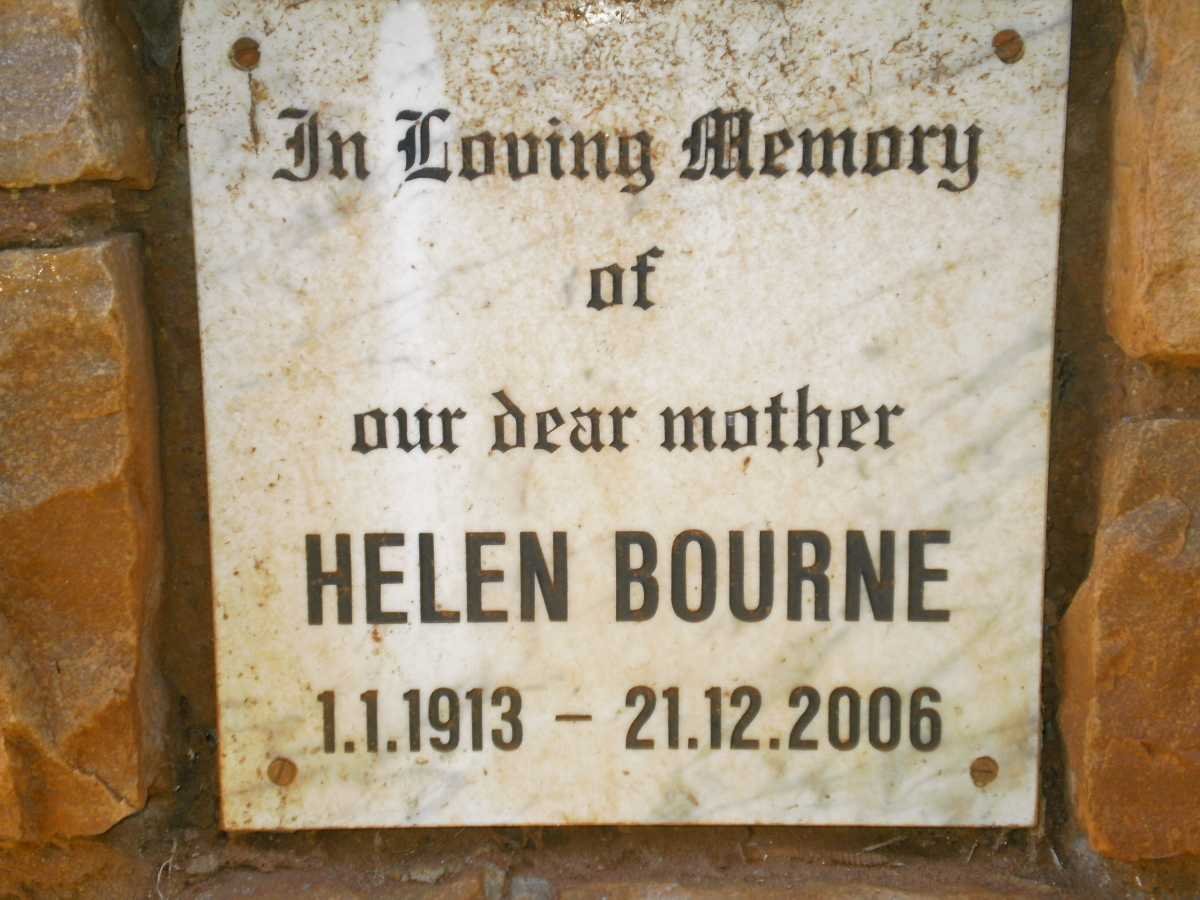 BOURNE Helen 1913-2006