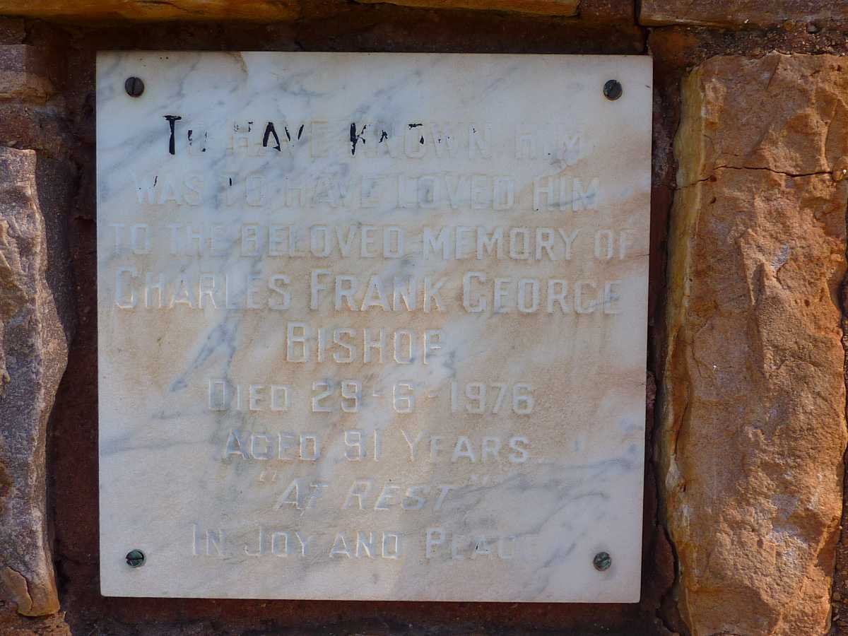 BISHOP Charles Frank George -1976
