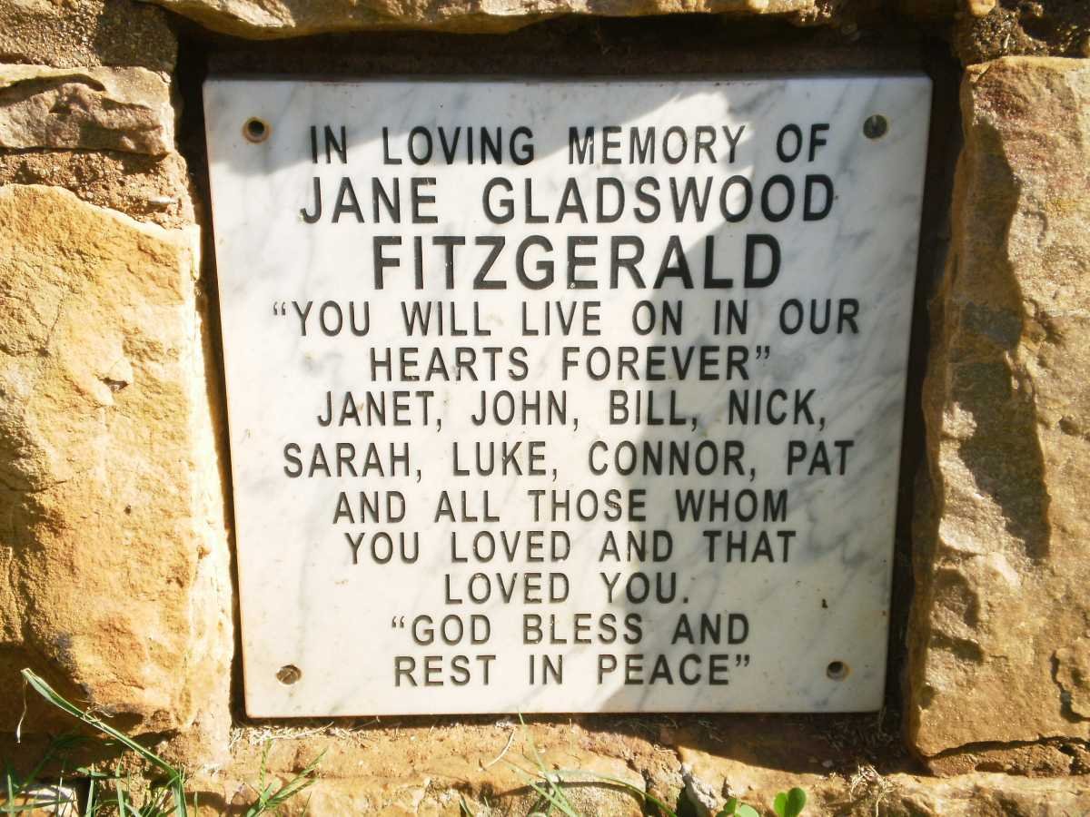 FITZGERALD Jane Gladswood 
