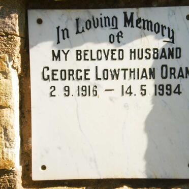 ORAM George Lowthian 1916-1994