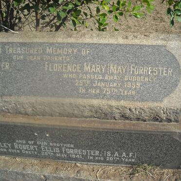 FORRESTER Robert -1958 &amp; Florence Mary -1959 :: FORRESTER Stanley Robert Ellis -1941