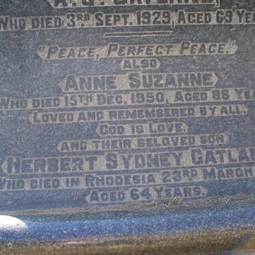 GATLAND George J. -1929 &amp; Anne Suzanne -1950 :: Herbert Sydney -1950