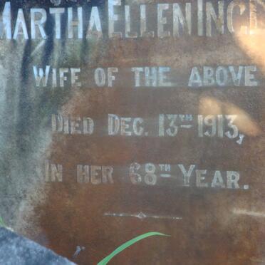 INGLIS John -1905 &amp; Martha Ellen -1913