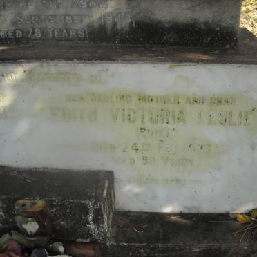LESLIE Andrew Davidson 1851-1916 & Flora Jessie 1854-1936 :: LESLIE Andrew Davidson -1956 & Edith Victoria 19??
