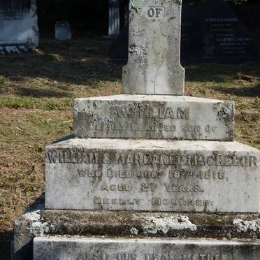 McGREGOR Robert Cecil -1944 :: McGREGOR Helen Theresa -1979 :: McGREGOR William -1916