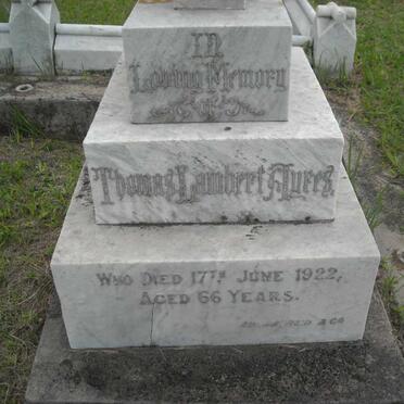 AYRES Thomas Lambert  -1922