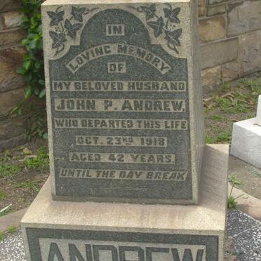 ANDREW John P. -1918 :: BOBBERT Florence M. nee DRAKE 1887-1908 _2