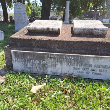 ARCHIBALD John Hutton -1953 & Anne Cleland -1937