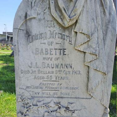 BAUMANN J.L. -1920 & Babette -1913 :: THUERER Magdalana -1917 :: BAUMANN Herman Aubrey -1951 _2