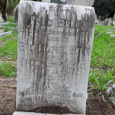 BELL Fred -1923 :: BELL Emma -1928 :: BELL Eric Lionel -1924