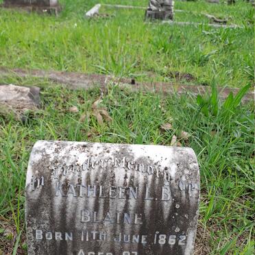 BLAINE Kathleen L.B. -1862