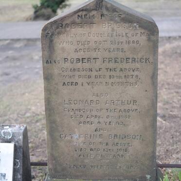 BRIDSON Robert -1880 &amp; Catherine -1912 :: BRIDSON Robert Frederick -1878 :: BRIDSON Leonard Arthur -1882
