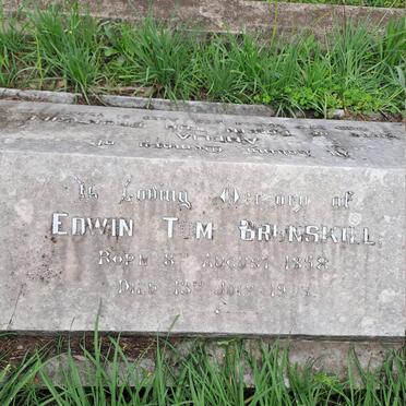 BRUNSKILL Edwin Tom 1858-1903