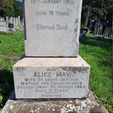 CLARK George Henry -1955 & Alice May -1982 _2