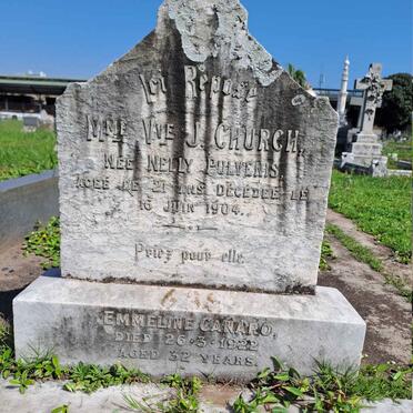 CHURCH V.J. nee  PULVENIS -1904 :: CANARO Emmeline -1922