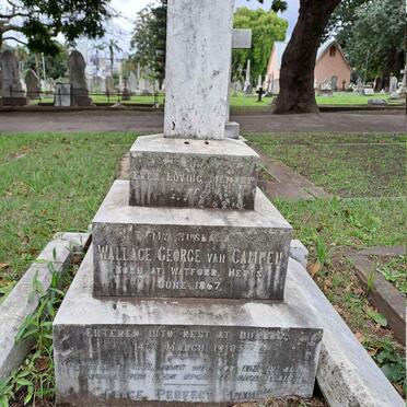 CAMPEN Wallace George, van 1867-1910