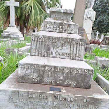 CORNELIUS Cornelius -1900 :: CORNELIUS Florence Mary -1909