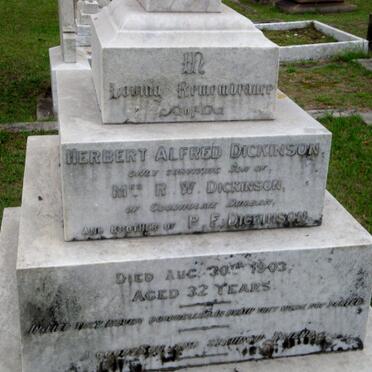 DICKINSON Herbert Alfred -1903