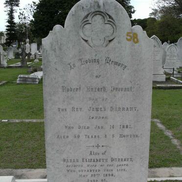 DURRANT Robert Hazarb -1881 &amp; Sarah Elizabeth -1898 :: DURRANT Annie Davis -1954