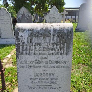 DENNANT Albert Goffe -1927 & Caroline -1899 :: DENNANT Dorothy -1898