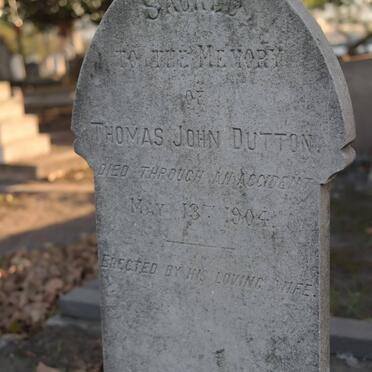 DUTTON Thomas John -1904