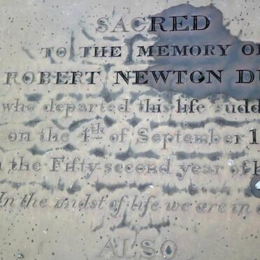 DUNN Robert Newton -1847