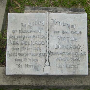 DELGADO Victor -1967 &amp; Ada 1885-1963