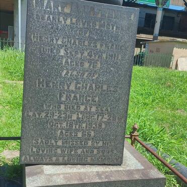 FRANCE Mary Ann -1911 :: FRANCE Henry Charles -1938 