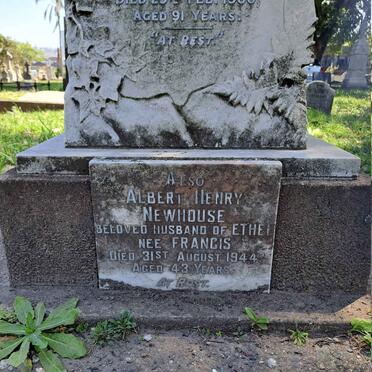 FRANCIS Harry Morgan -1926 & Alice -1960 :: NEWHOUSE Albert Henry -1944 _2