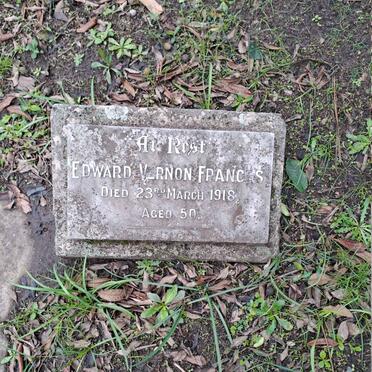 FRANCES Edward Vernon -1918