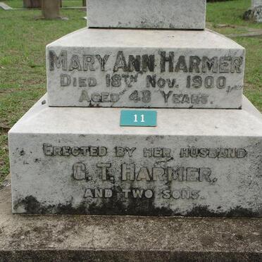 HARMER Mary Ann -1900