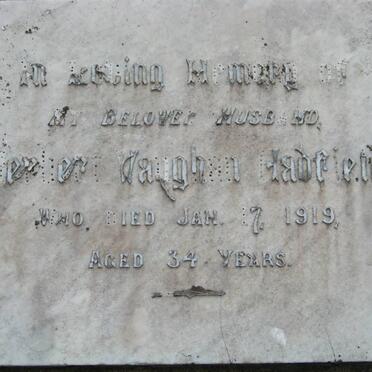 HADFIELD Herbert Vaughan -1919