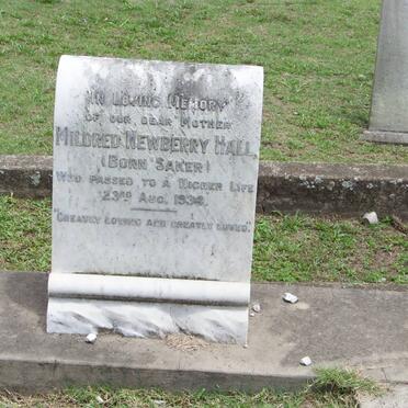 HALL Mildred Newberry nee SAKER -1934