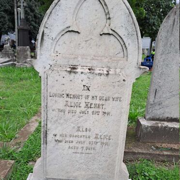 HENRY Alice -1901 ::  HENRY Alice -1901