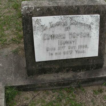 HOPSON Edward -1956
