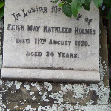 HOLMES Edith May Kathleen -1920