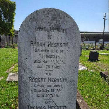 HESKETH Thomas -1941 & Sarah -1925 :: HESKETH Robert -1921